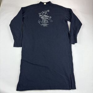 Uniqlo UT Disney Minnie Mouse Sweater Shirt‎ Dress Womens S Blue Pockets Stretch